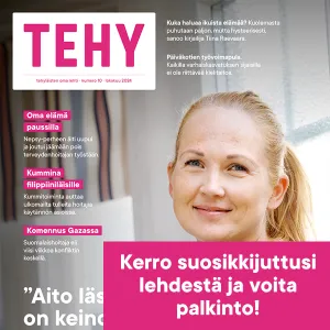 Tehy-lehden 10/2024 kansi.