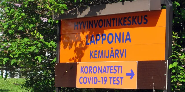 Hyvinvointikeskus Lapponia Kemijärvillä.