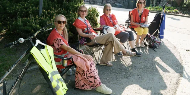 Helsinki, Kivihaka Synlab lakkovahdit Päivi Paananen, Ulla Jakobsson, Liisa Korhonen ja Anne Mustonen