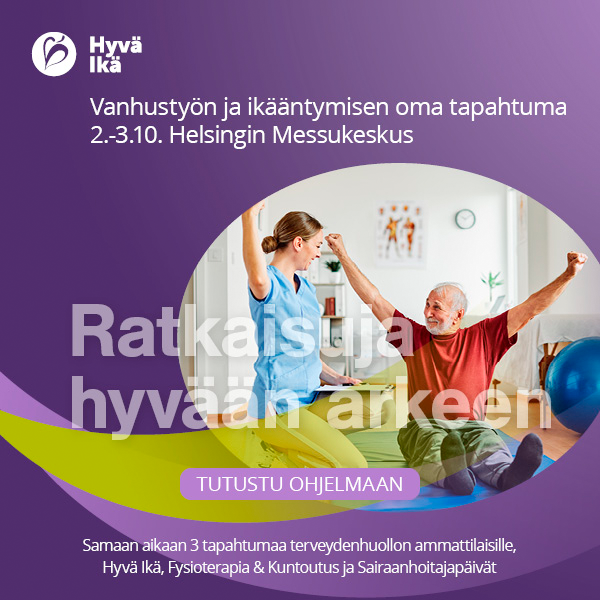 Hyvä Ikä -tapahtuman mainos.