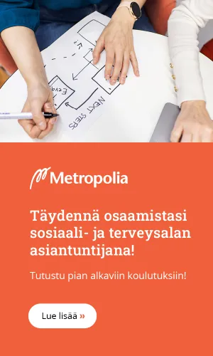 Metropolian mainos.